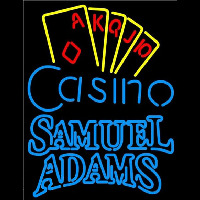 Samuel Adams Poker Casino Ace Series Beer Sign Neontábla