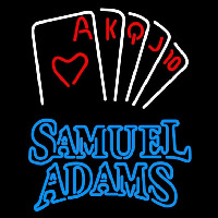 Samuel Adams Poker Series Beer Sign Neontábla