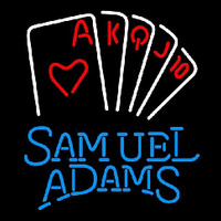 Samuel Adams Poker Series Beer Sign Neontábla