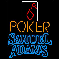 Samuel Adams Poker Squver Ace Beer Sign Neontábla