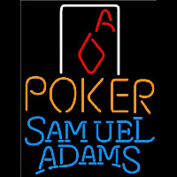 Samuel Adams Poker Squver Ace Beer Sign Neontábla