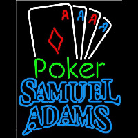 Samuel Adams Poker Tournament Beer Sign Neontábla