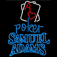 Samuel Adams Rectangular Black Hear Ace Beer Sign Neontábla