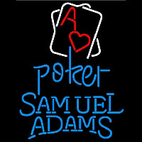 Samuel Adams Rectangular Black Hear Ace Beer Sign Neontábla