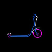 Scooter Logo Neontábla