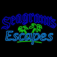 Seagrams Escapes Wine Coolers Beer Sign Neontábla