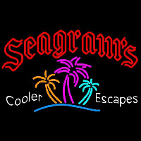 Seagrams Wild Berry Margarita Strawberry Daiquiri Wine Coolers Beer Sign Neontábla