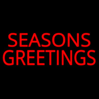 Seasons Greetings Block Neontábla