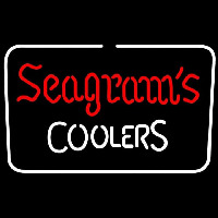 Segrams Coolers Beer Sign Neontábla