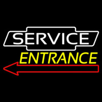 Service Entrance Neontábla