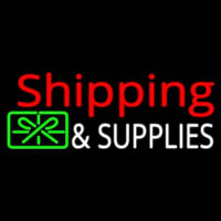 Shipping And Supplies With Logo Neontábla