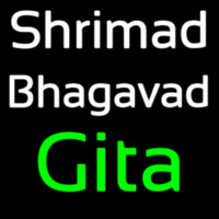 Shrimad Bhagavad Gita Neontábla