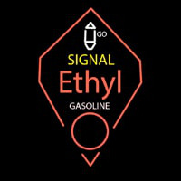Signal Ethyl Gasoline Neontábla