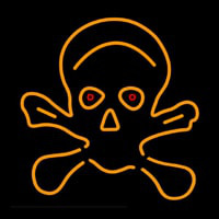 Skull Bulb Neontábla
