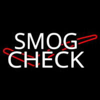 Smog Check Logo Neontábla