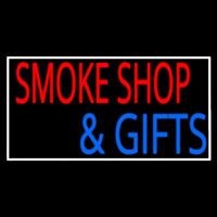 Smoke Shop And Gifts With Border Neontábla