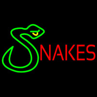 Snakes With Logo Neontábla