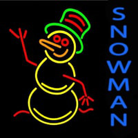 Snowman Neontábla