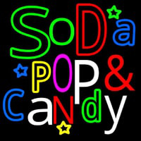 Soda Pop And Candy Neontábla