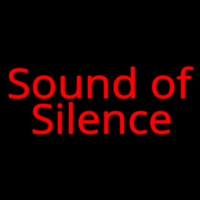 Sound Of Silence Neontábla
