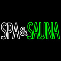 Spa And Sauna Neontábla