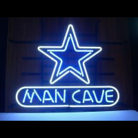 Star MAN CAVE Neontábla