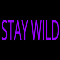 Stay Wild Neontábla
