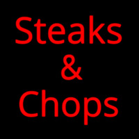 Steaks And Chops Neontábla