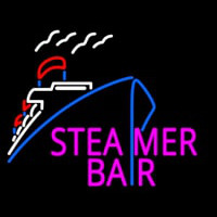 Steamer Bar Boat Neontábla