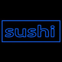 Stylish Blue Sushi Neontábla