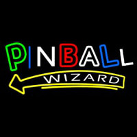 Stylish Pinball Wizard 1 Neontábla