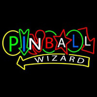 Stylish Pinball Wizard Neontábla