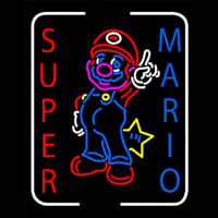 Super Mario Neontábla