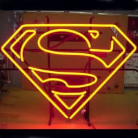 Superman Logó Bolt Neontábla
