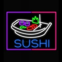 Sushi Boat Neontábla