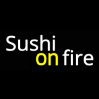 Sushi On Fire Neontábla