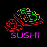 Sushi With Sushi Logo Neontábla