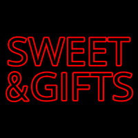 Sweets And Gifts Red Neontábla