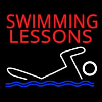 Swimming Lessons Neontábla