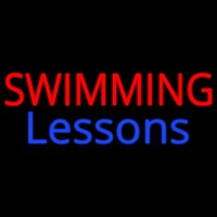 Swimming Lessons Neontábla