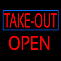 Take Out Open Neontábla