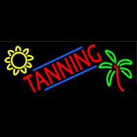 Tanning With Logo Neontábla