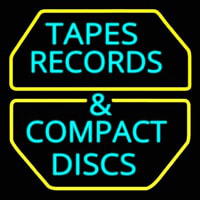 Tapes Cds Disc Neontábla