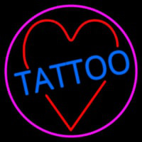 Tattoo Heart Neontábla