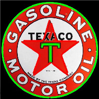 Te aco Motor Oil Gasoline Neontábla