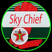 Te aco Sky Chief Gasoline Neontábla