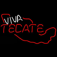 Tecate Viva Me ico Beer Sign Neontábla