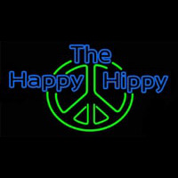 The Happy Hippy Neontábla