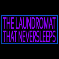 The Laundromat That Never Sleeps Neontábla