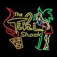 The tihi shack girl tree Neontábla